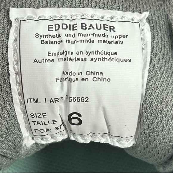 New Eddie Bauer Trail Hiking Shoe Ortholite Lightweight outdoor Sneaker; Women 6 - Picture 9 of 16